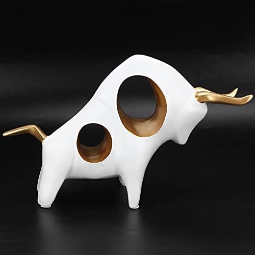 Buachois Lucky Fighting Bull Resin Sculpture