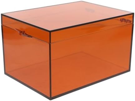Anneome Medicine Box with Lid Large Acrylic Storage Organizer