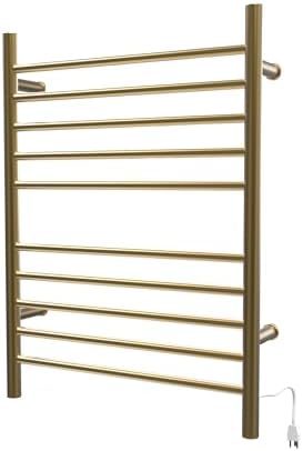 Amba RWH-SSB Satin Brass Towel Warmer 10 Bar Combo