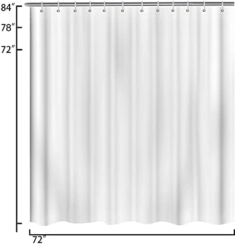 Erosebridal Nurse Shower Curtain Set with 12 Hooks