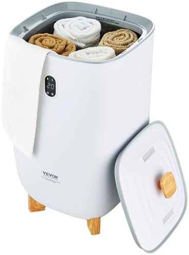 VEVOR 35L Towel Warmer with 4 Drying Modes and LED Display