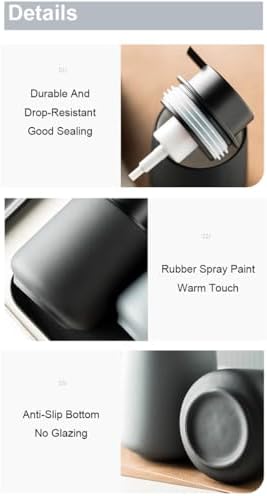 380ml Liquid Foaming Hand Soap Dispenser for Kitchen Bathroom