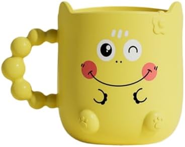 Kids Cartoon Mouthwash Cup with Thick Handle