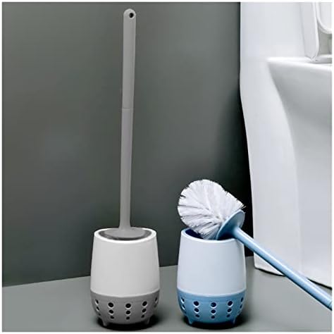 Plastic Toilet Brush with Replaceable Head - Blue 1