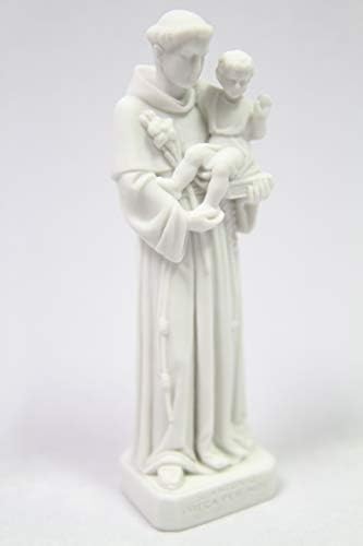 Saint Anthony De Padua 6 White Statue Vittoria Collection