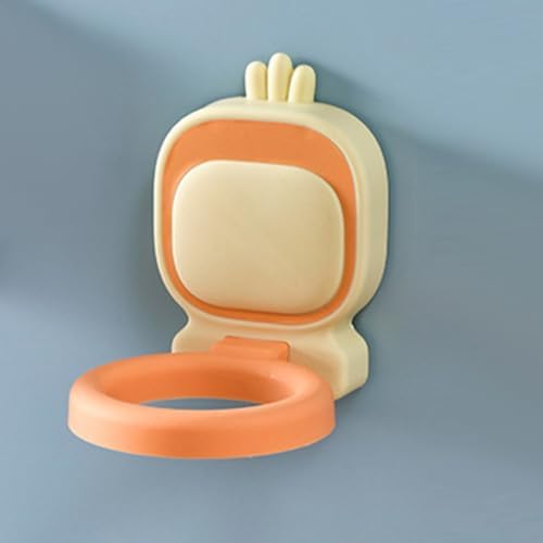 PRETYZOOM Wall-Mounted Toothbrush Holder with Cup 1
