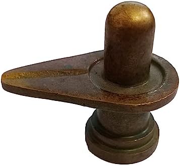 PARIJAT HANDICRAFT Mini Brass Shivling for Puja