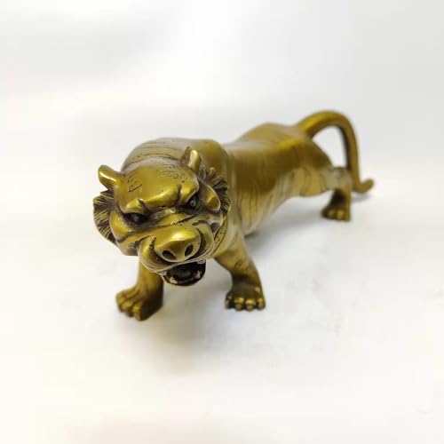 Julrybox Brass Tiger Zodiac Figurine Decor