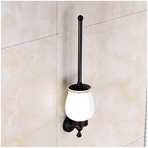 Toilet Brush Holder with Suction Base - Antique