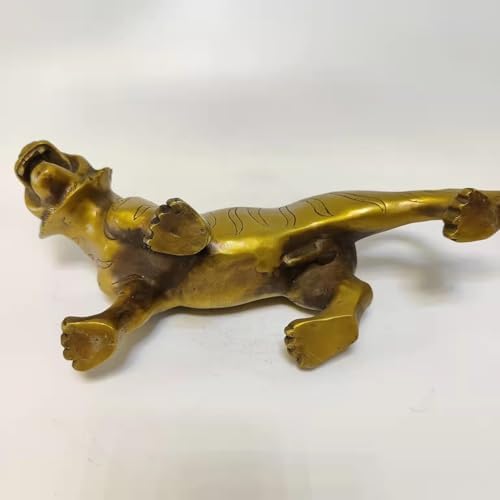 Julrybox Brass Tiger Zodiac Figurine Decor