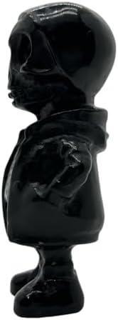 Obsidian Halloween Skull Crystal Figurine 1
