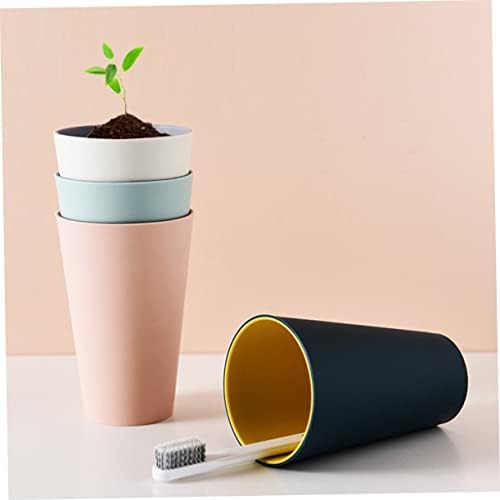 Luxshiny Reusable Toothbrush Tumbler Holder