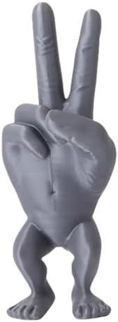 JTMY Scissor Hand Finger Statue 3D Resin Decor 1