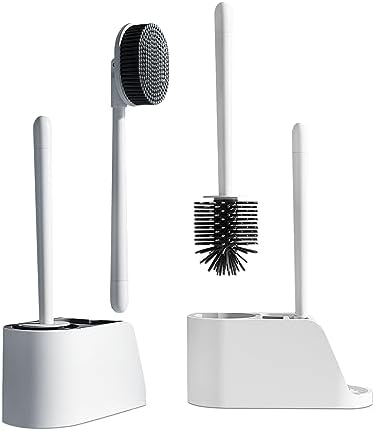 JIEKEDANLIN Toilet Brush Set with Holder