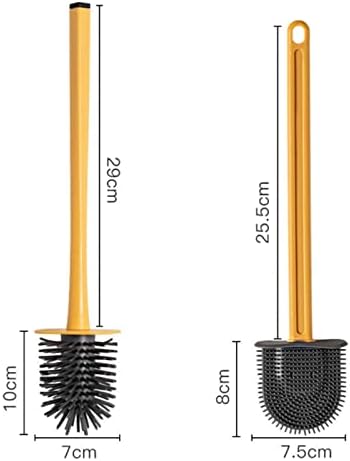 Toilet Brush with Silica Gel Holder Wall Hanging