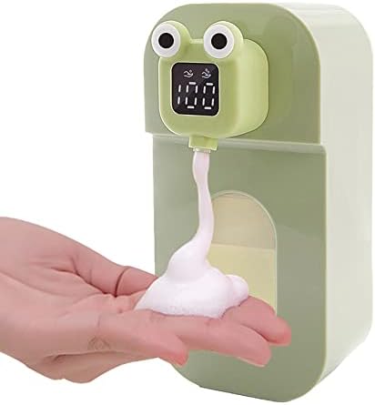 AMYESE Automatic Foaming Soap Dispenser - Wall Mount Green Frog Kids Hand-Free