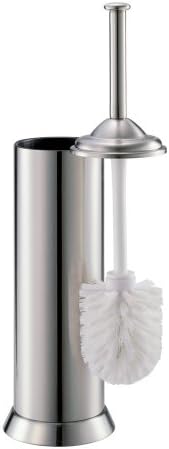 Gatco 1485 Toilet Brush with Canister Satin Nickel