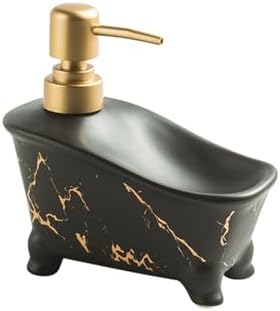Liquid Ceramic Marble Pattern Soap Dispenser 2 in 1