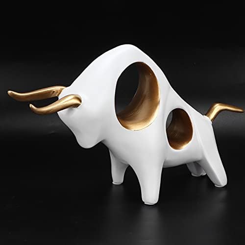 Buachois Lucky Fighting Bull Resin Sculpture