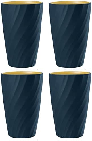 Cabilock 4pcs Travel Gargle Toothbrush Cup Tumbler