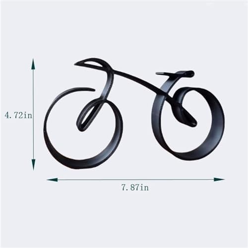 Minimalistic Bicycle Wire Sculpture Wall Art