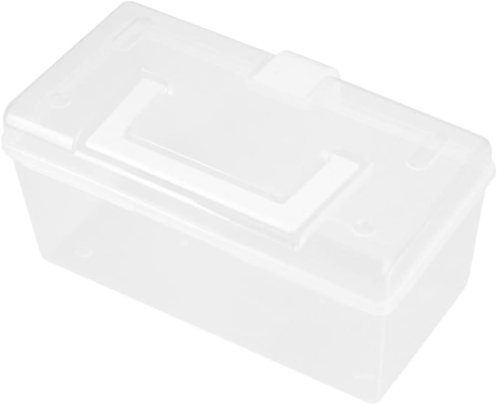 2pcs Plastic Medicine Storage Box Organizer