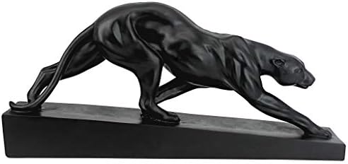 Design Toscano Panther on the Prowl Art Deco Statue 16 Inch Black