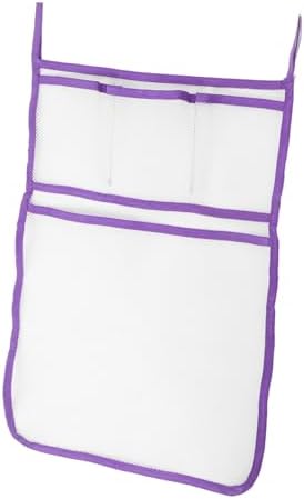BRIGHTFUFU Bathroom Corner Organizer Mesh Pouch