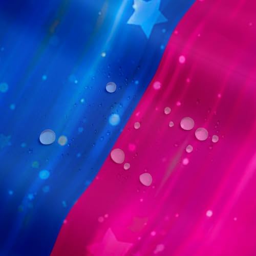 Erosebridal Black Navy Blue Hot Pink Ombre Shower Curtain Set