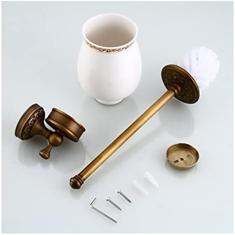 Toilet Brush Holder with Suction Base - Antique