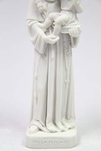 Saint Anthony De Padua 6 White Statue Vittoria Collection