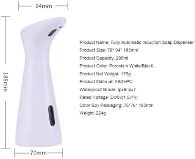 Liquid Foaming Soap Dispenser 200ml Touchless