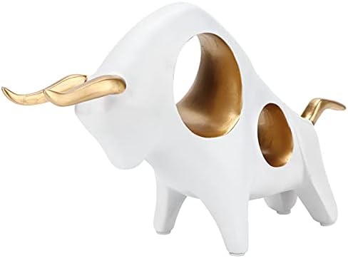 Buachois Lucky Fighting Bull Resin Sculpture