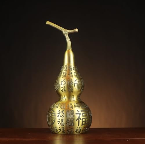 Usoway Yellow Brass Fenghuo Wall Deco Statue 15cm