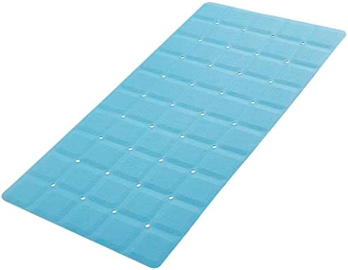 Webos Foldable Silicone Bathtub Mat - Jumbo 358 x 177 Blue