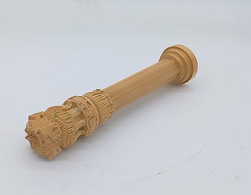 Wooden Ashoka Pillar 8 Inch Desk Table Decoration