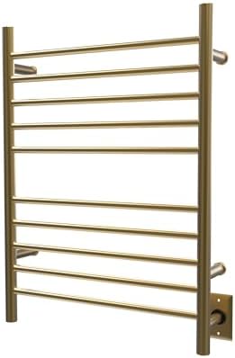 Amba RWH-SSB Satin Brass Towel Warmer 10 Bar Combo
