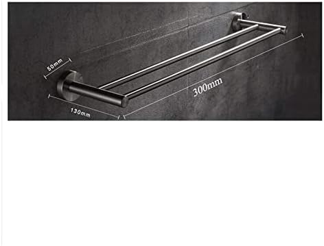 Stainless Steel Towel Rack with Storage Shelf for Bathroom