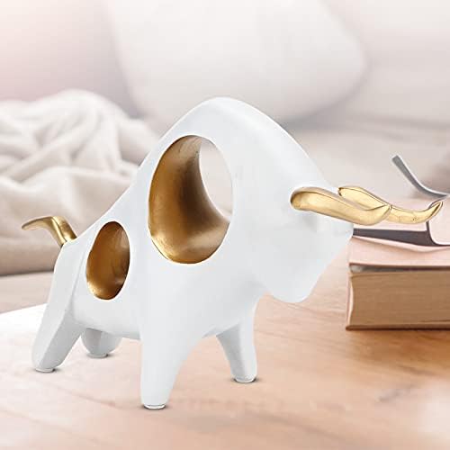 Buachois Lucky Fighting Bull Resin Sculpture