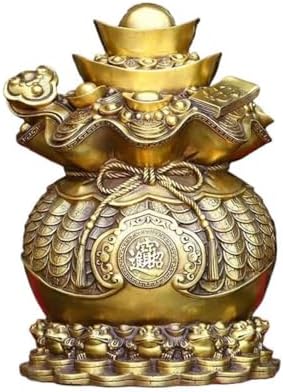 Feng Shui Golden Treasure Basin Figurine for Wealth and Prosperity
