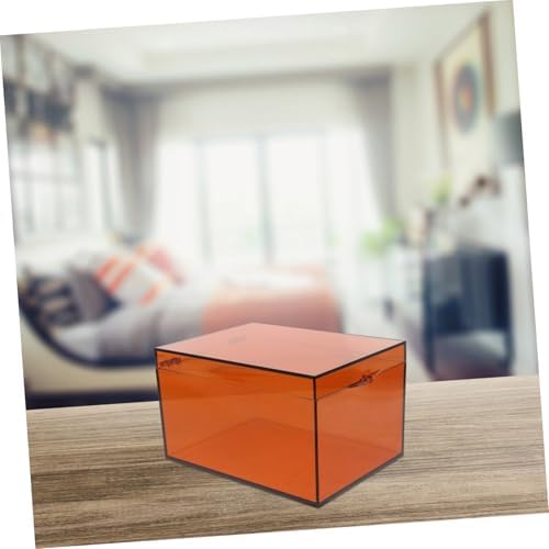 Anneome Medicine Box with Lid Large Acrylic Storage Organizer