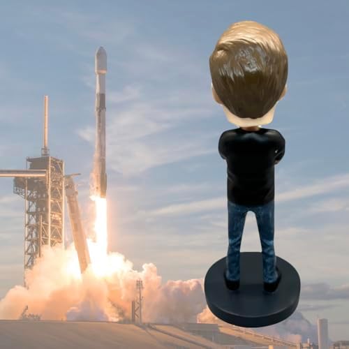 Elon Musk Bobblehead - 8 Inches Tall Premium Polyresin Collectible Statue