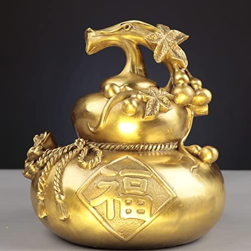 Usoway Gold Rush Gourd Metal Decor Sculpture