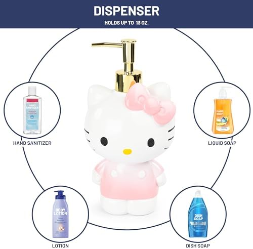 Jay Franco Hello Kitty Organizer Set - 4 Piece Pink Accessories