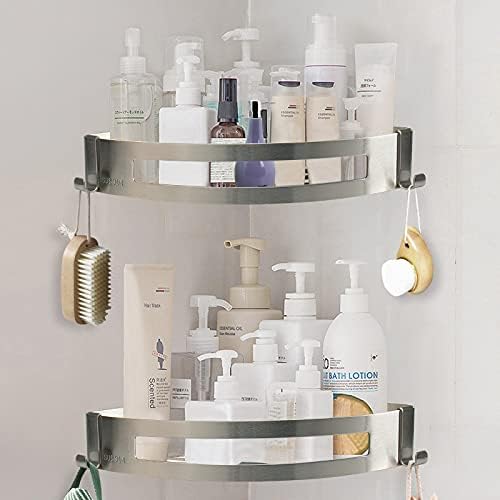 NearMoon 2 Pack Shower Caddy No Drill 304 Stainless Steel