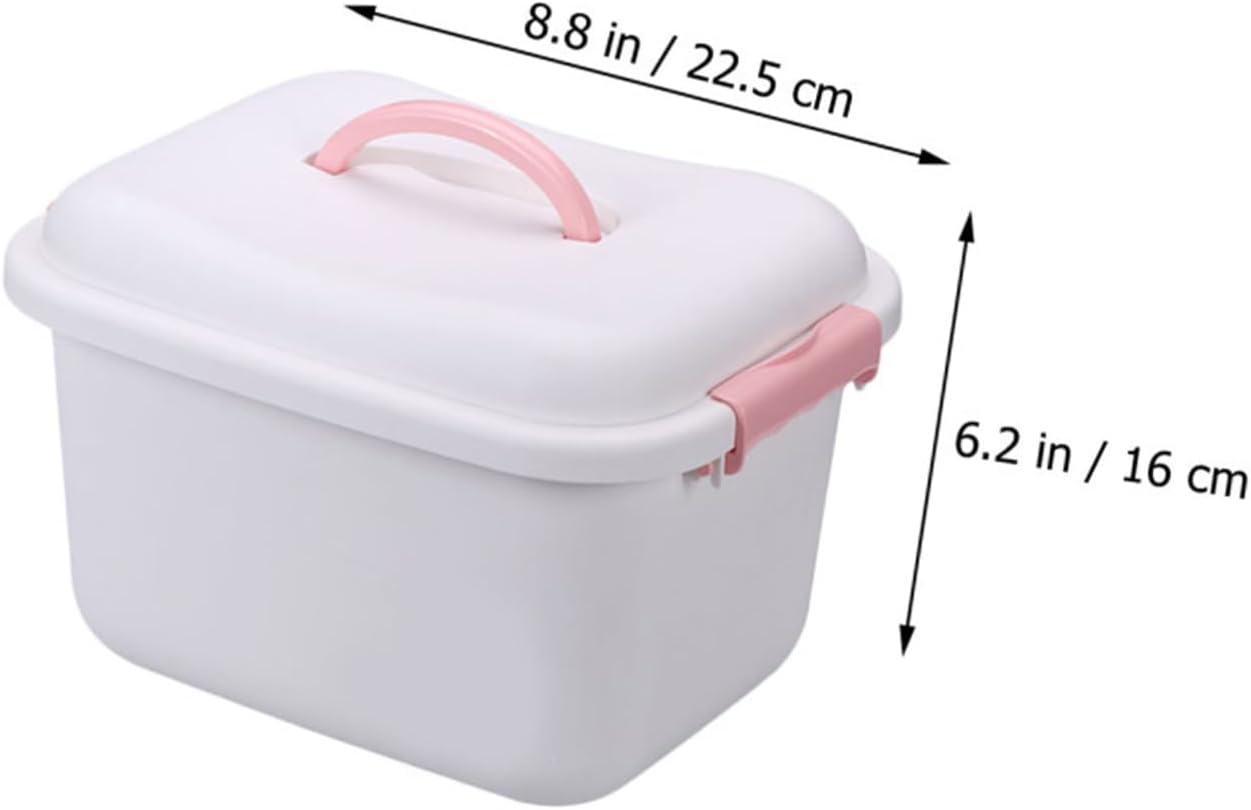 Outanaya 1Pc Medicine Cabinet Storage Box for Medication and Emergency Supplies