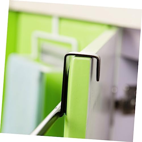NUOBESTY 2Pcs No Perforation Towel Rack Black and White 1