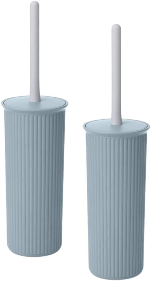 Superio Decorative Toilet Brush Set Blue 2 Pack