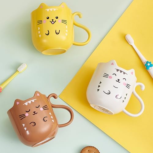 Lovely Kitten Mouthwash Cup for Home Travel
