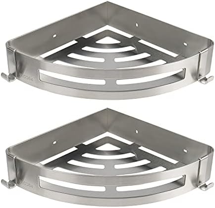 NearMoon 2 Pack Shower Caddy No Drill 304 Stainless Steel